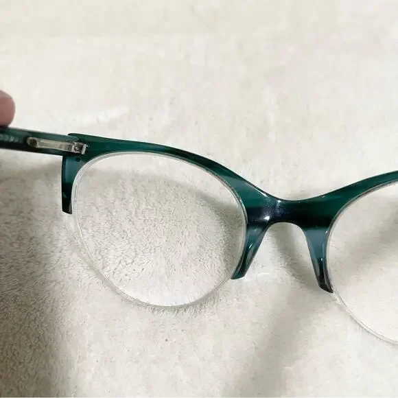 Ella Cat Eye Glasses - Ocean
